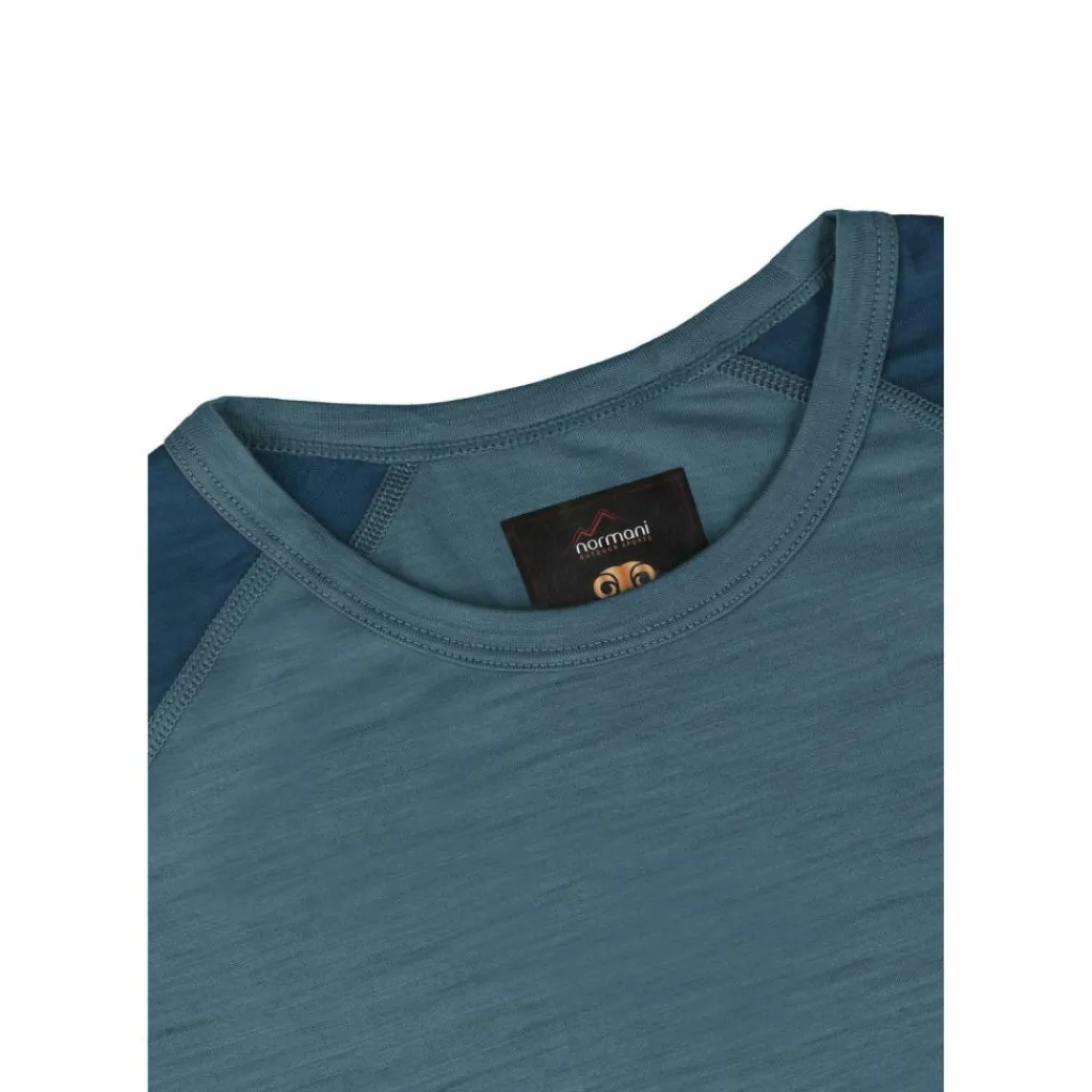 normani Outdoor Sports Shirts<· Merino Esperance Blau