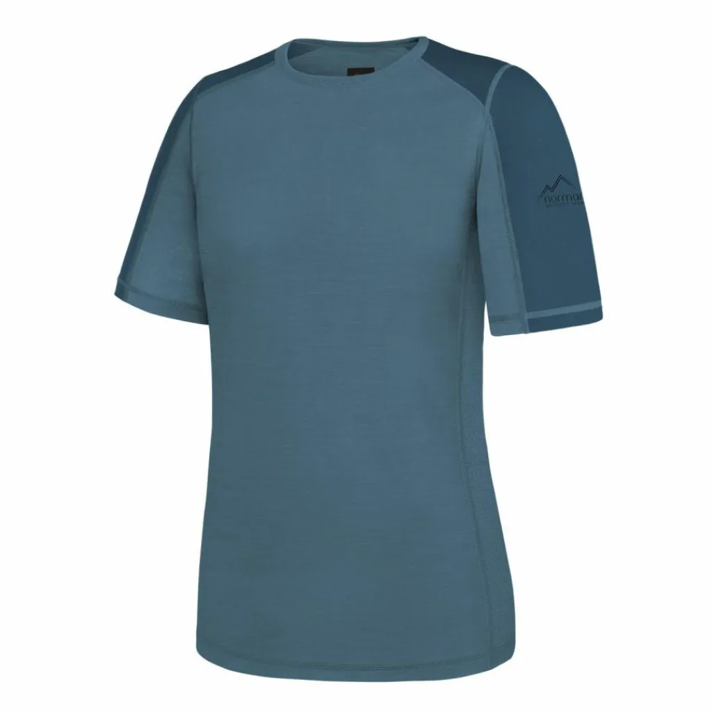 normani Outdoor Sports Shirts<· Merino Esperance Blau