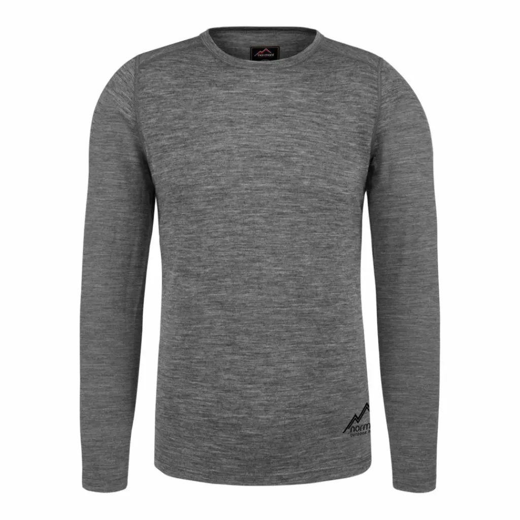 normani Outdoor Sports Bergsteigen<· Merino Melbourne Grau