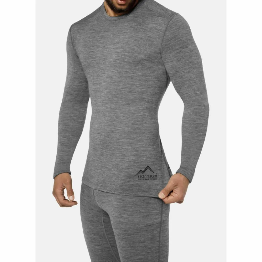 normani Outdoor Sports Bergsteigen<· Merino Melbourne Grau