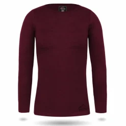 normani Outdoor Sports Shirts|Snowboarding<· Merino Mandurah Rot