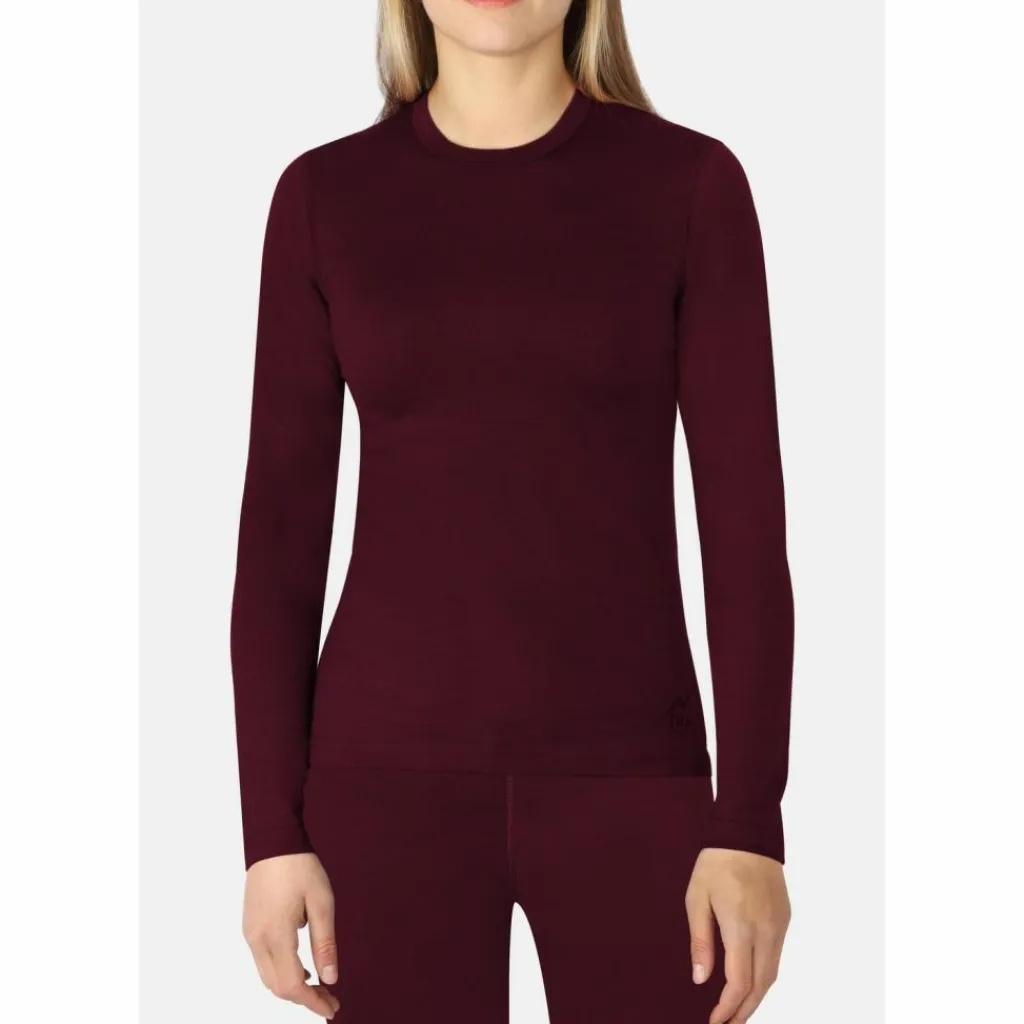normani Outdoor Sports Shirts|Snowboarding<· Merino Mandurah Rot