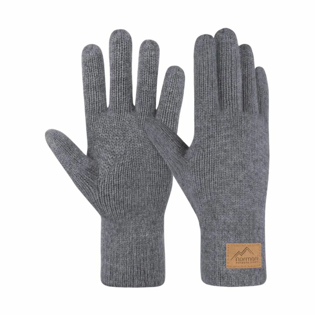 normani Outdoor Sports Handschuhe<· Merino Malak Grau