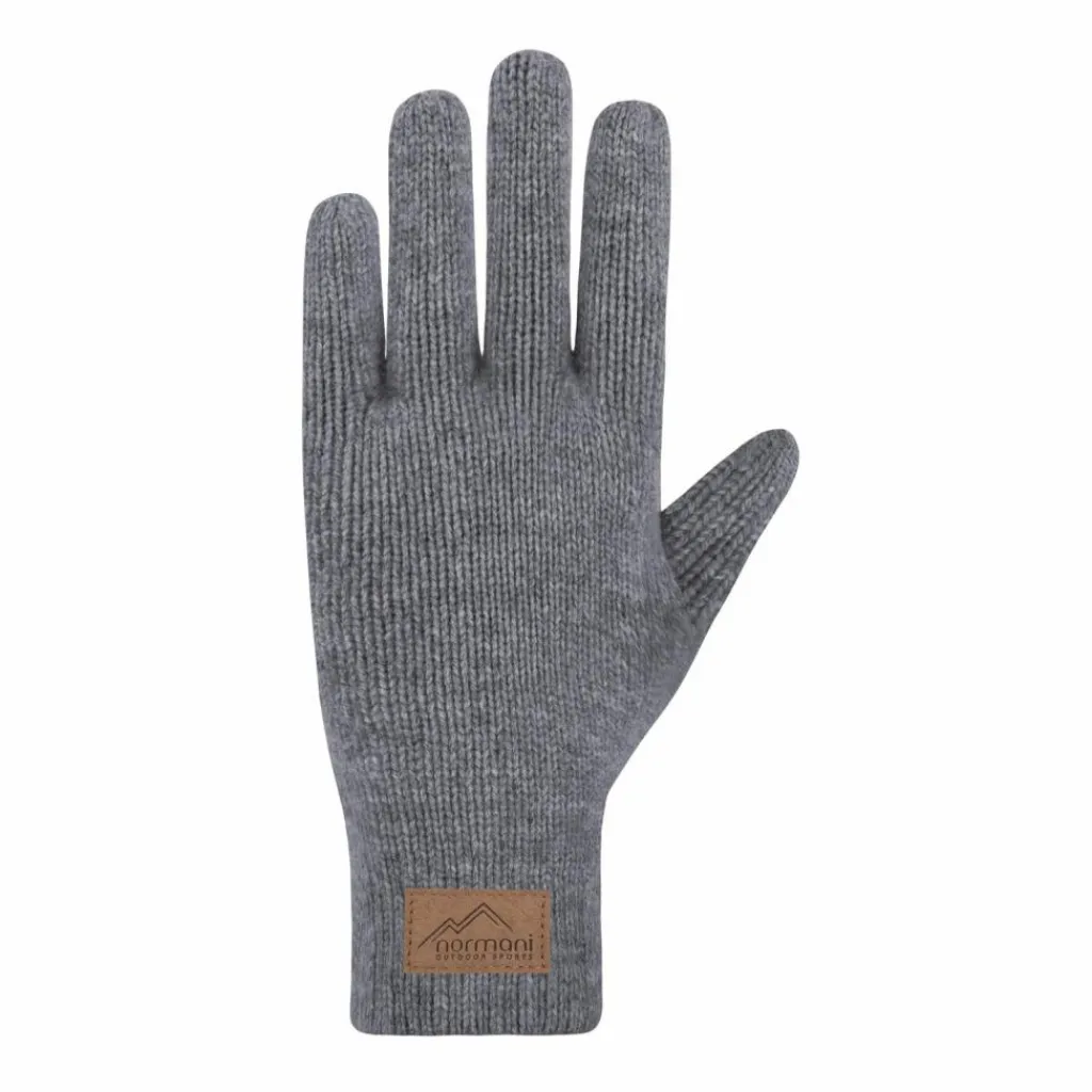 normani Outdoor Sports Handschuhe<· Merino Malak Grau