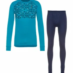 Odlo Unterwäsche<· ACTIVE WARM ECO tumultuous sea graphic fw20-diving navy