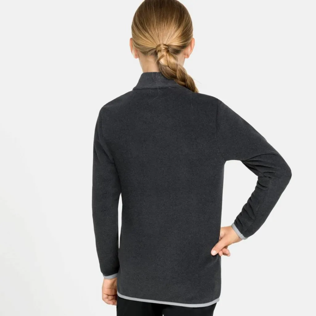 Odlo Ski|Shirts<· ROY HALFZIP shale grey-black stripes
