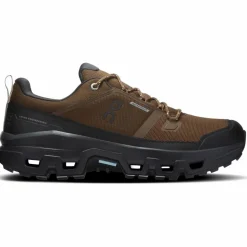On Wanderschuhe<· Cloudrock Low WP Braun5934