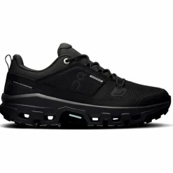 On Wandern|Wandern<· Cloudrock Low WP black-black