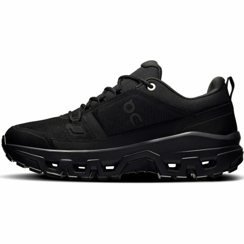 On Wandern|Wandern<· Cloudrock Low WP black-black