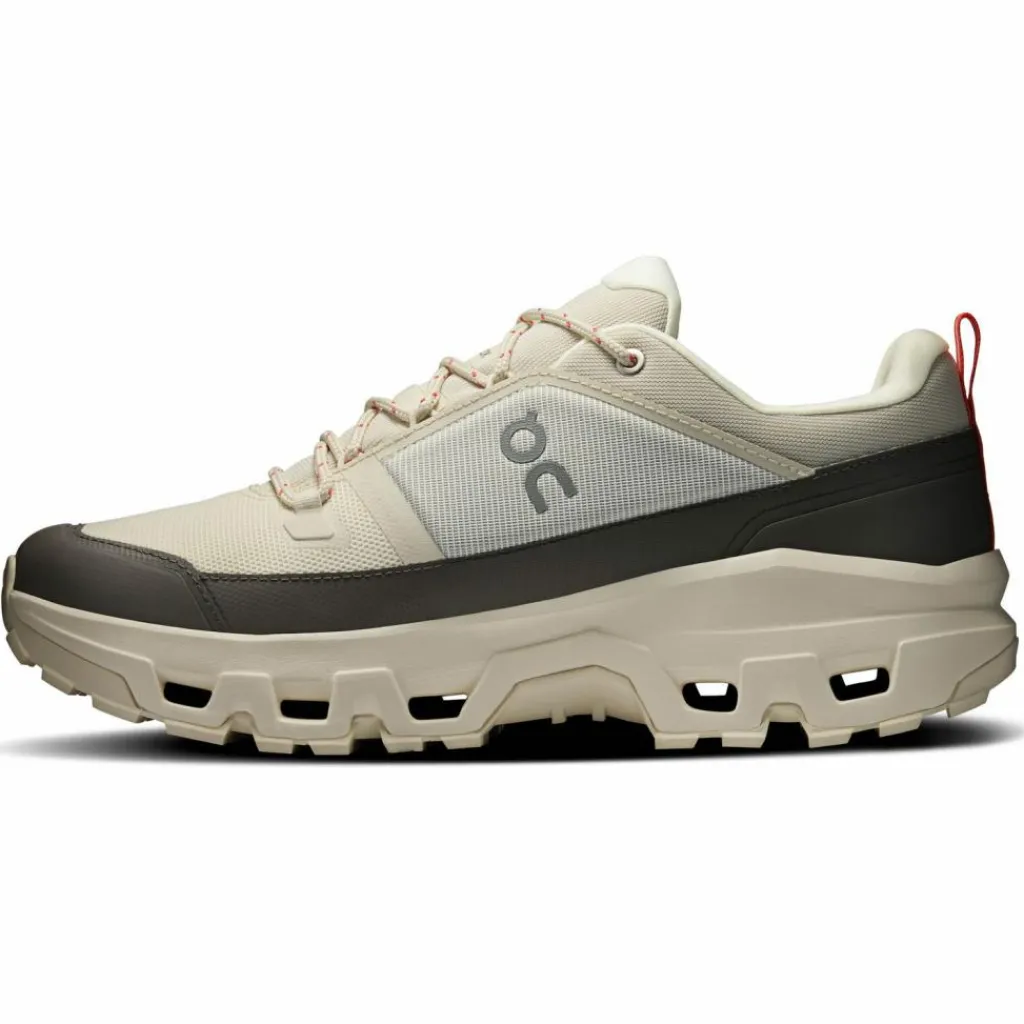 On Wanderschuhe<· Cloudrock Low WP ivory-Ivory