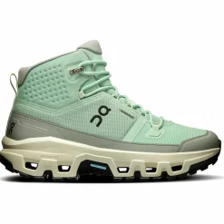 On Wandern|Wanderschuhe<· Cloudrock Mid WP mineral-aloe