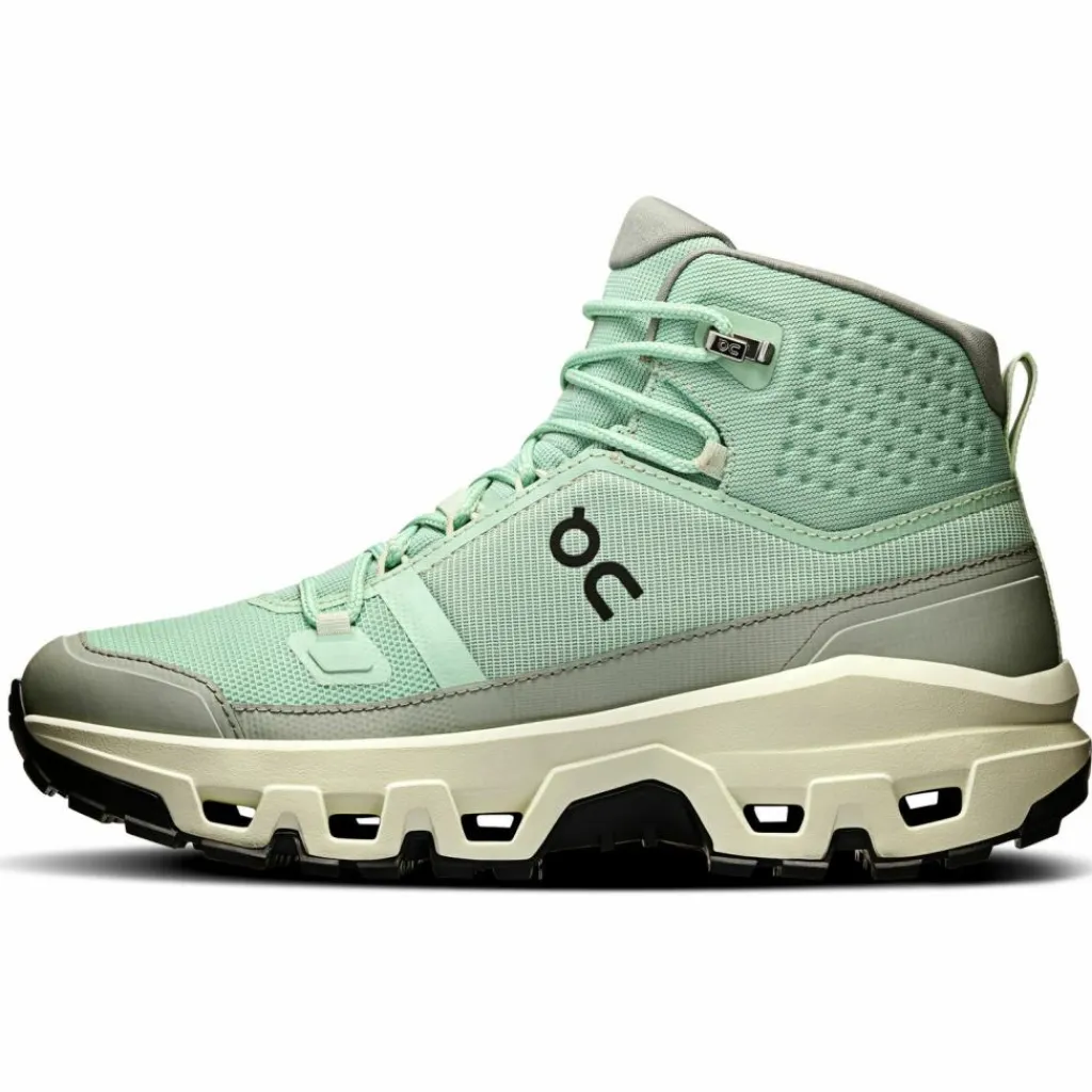 On Wandern|Wanderschuhe<· Cloudrock Mid WP mineral-aloe