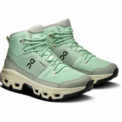 On Wandern|Wanderschuhe<· Cloudrock Mid WP mineral-aloe