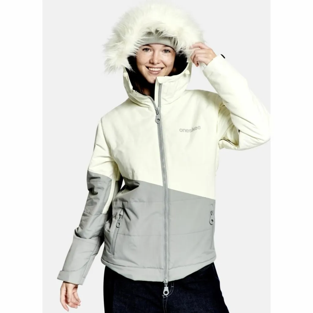 ONESKEE Snowboarding|Snowboarding<· Parka grey - egret