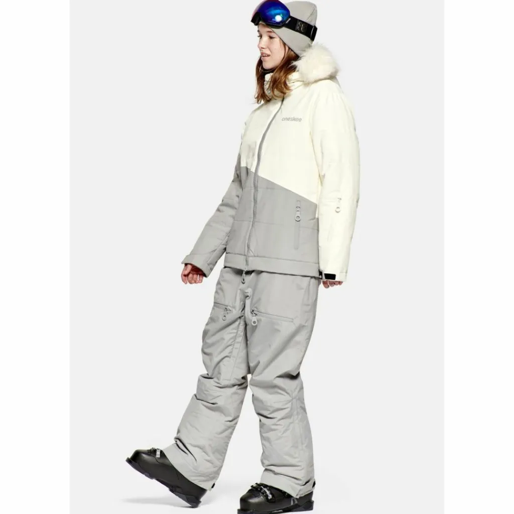 ONESKEE Snowboarding|Snowboarding<· Parka grey - egret