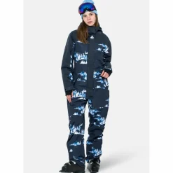 ONESKEE Snowboarding|Snowboarding<· Snow Suit blue forest