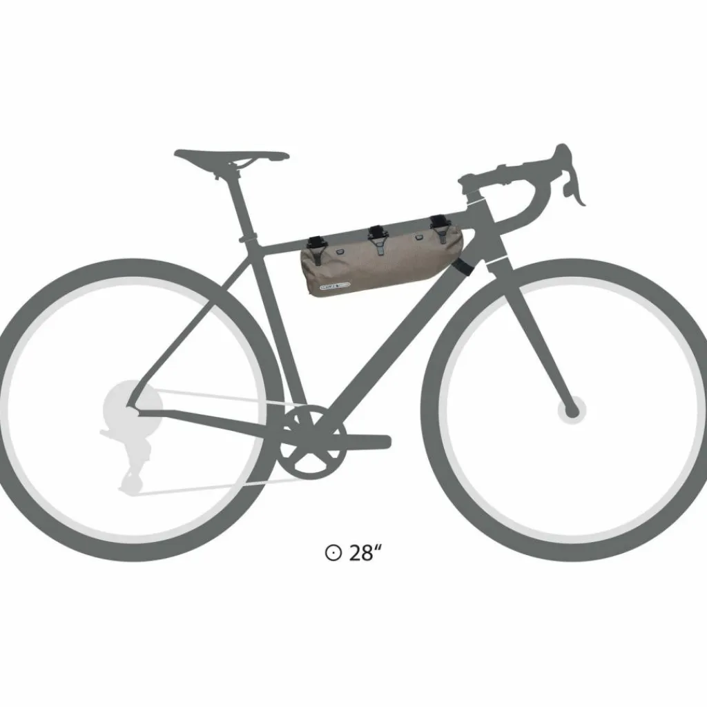ORTLIEB Fahrradtaschen<· Frame-Pack RC Toptube dark sand
