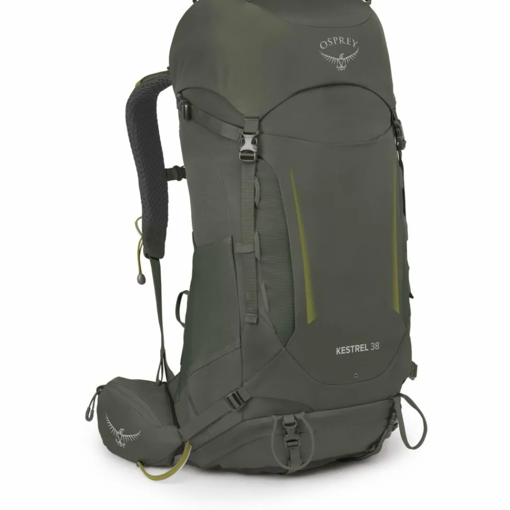 Osprey Trekkingrucksäcke|Wanderrucksäcke<· Kestrel 38 bonsai green