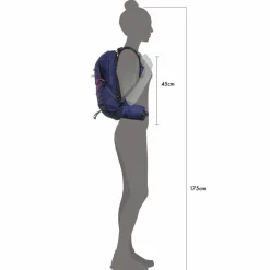 Osprey Wanderrucksäcke|Rucksäcke<· Rucksack Tempest 11 deep fig-hotspot pink