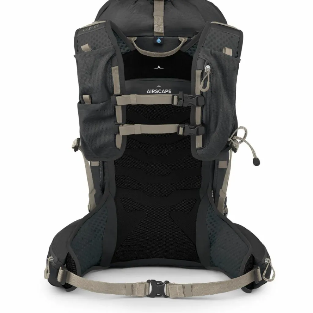 Osprey Wanderrucksäcke|Rucksäcke<· Tempest Velocity 30 dark charcoal-chiru tan