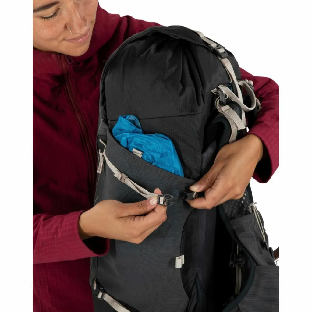 Osprey Wanderrucksäcke|Rucksäcke<· Tempest Velocity 30 dark charcoal-chiru tan