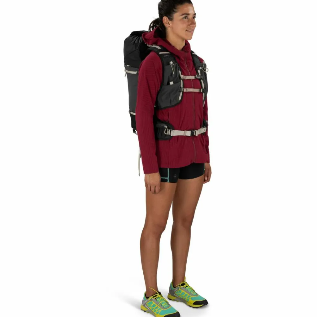 Osprey Wanderrucksäcke|Rucksäcke<· Tempest Velocity 30 dark charcoal-chiru tan