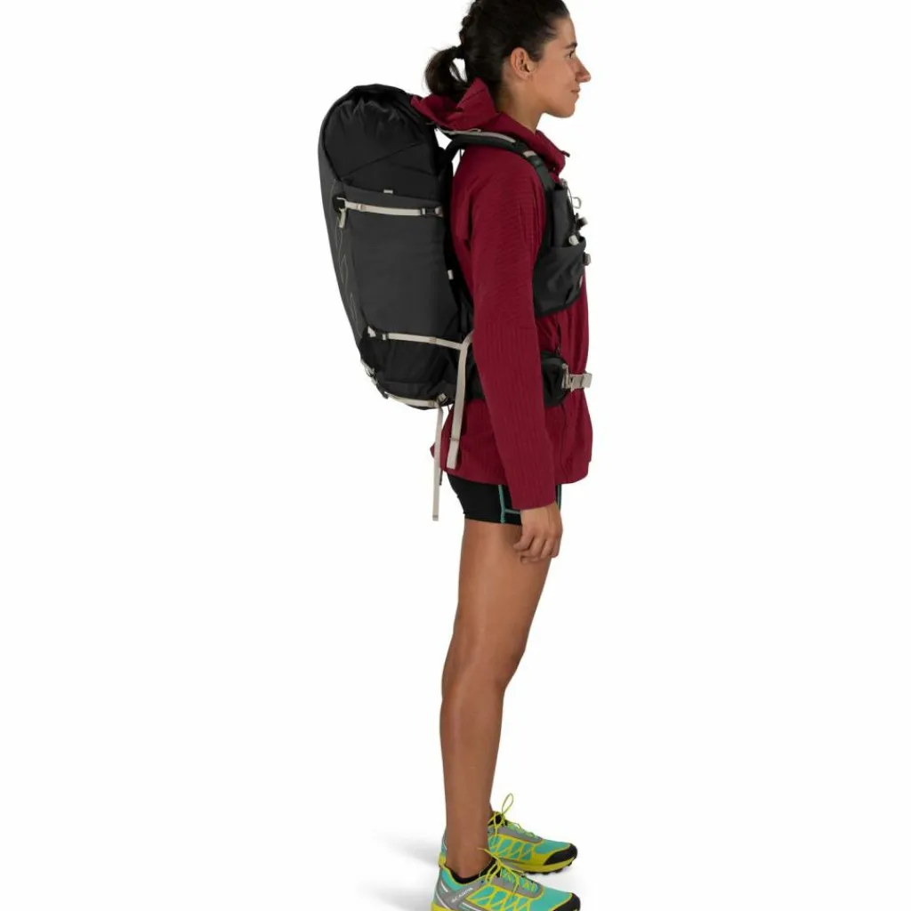 Osprey Wanderrucksäcke|Rucksäcke<· Tempest Velocity 30 dark charcoal-chiru tan
