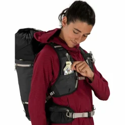 Osprey Wanderrucksäcke|Rucksäcke<· Tempest Velocity 30 dark charcoal-chiru tan