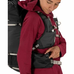 Osprey Wanderrucksäcke|Rucksäcke<· Tempest Velocity 30 dark charcoal-chiru tan