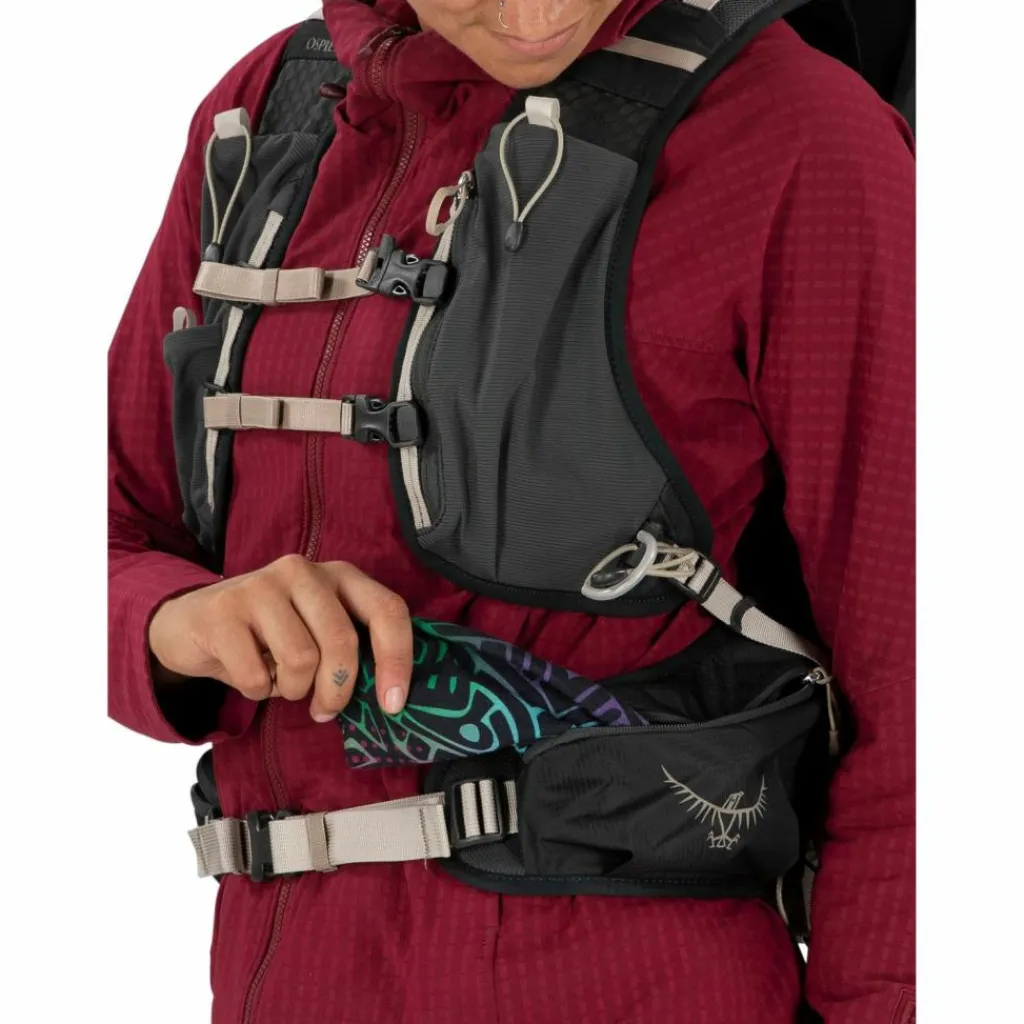Osprey Wanderrucksäcke|Rucksäcke<· Tempest Velocity 30 dark charcoal-chiru tan