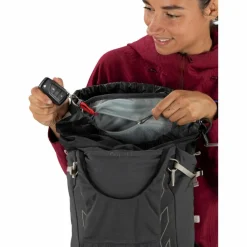 Osprey Wanderrucksäcke|Rucksäcke<· Tempest Velocity 30 dark charcoal-chiru tan