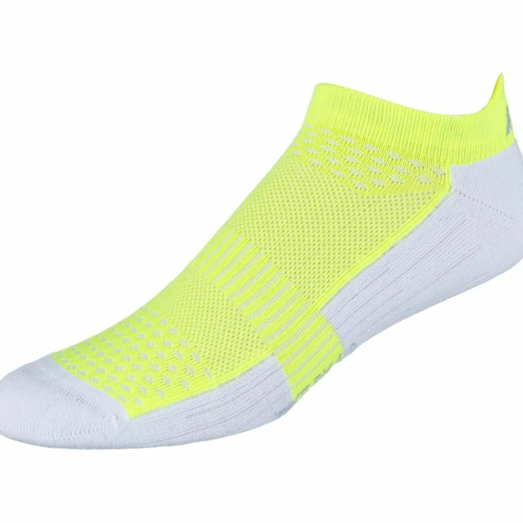 P.A.C. Socken<· Bike Footie Zip neon yellow-white