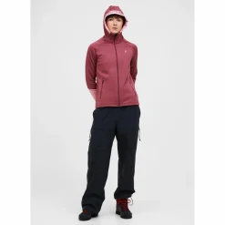 Peak Performance Fleecejacken< rotviolett