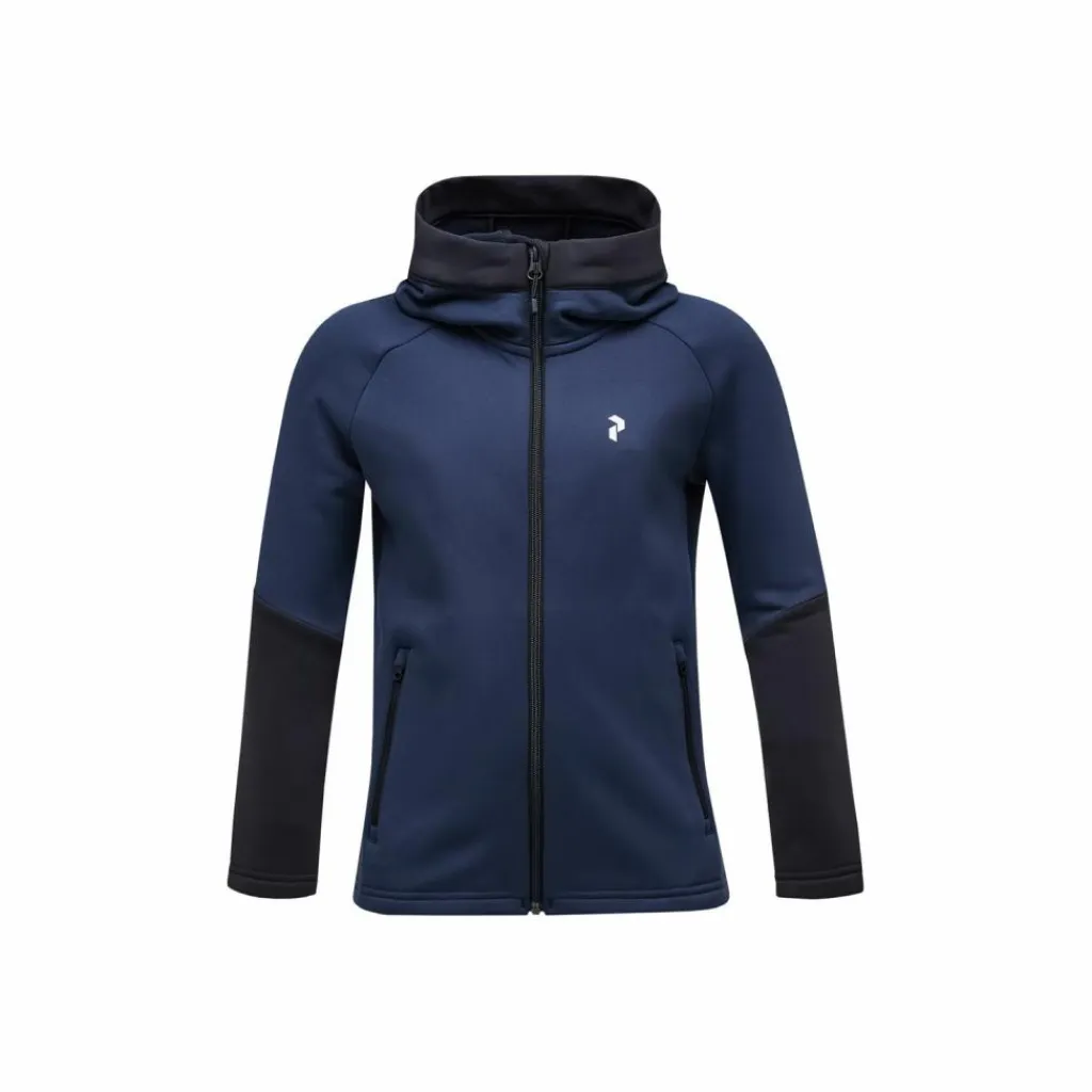 Peak Performance Fleecejacken|Fleecejacken<· Jr Rider Zip Hood dunkelblau