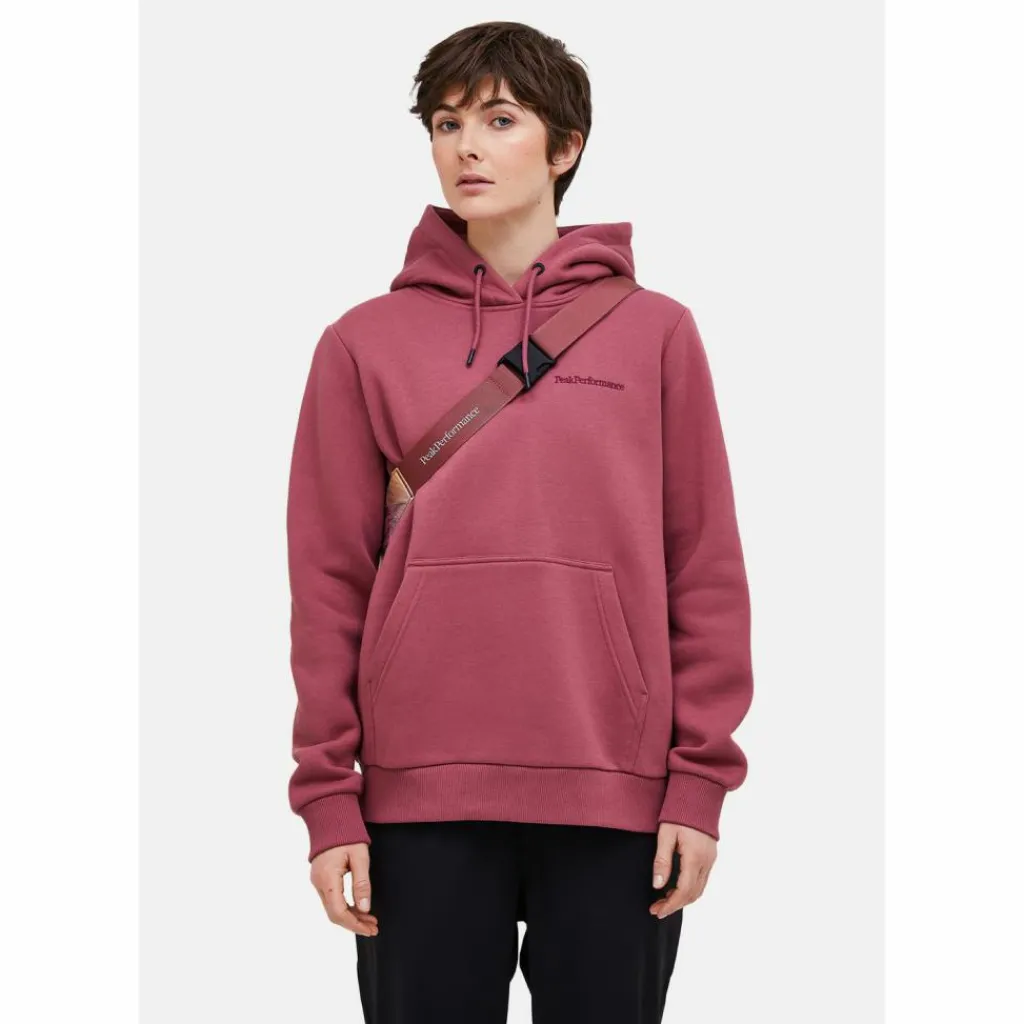 Outlet · W Original Small Logo Hood Damen Pullover & Sweats