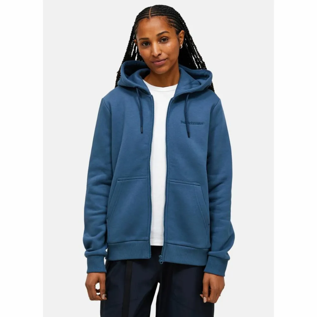 Outlet · W Original Small Logo Zip Hood Damen Pullover & Sweats