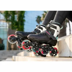 POWERSLIDE Inlineskating<· Radon Teal 90 black