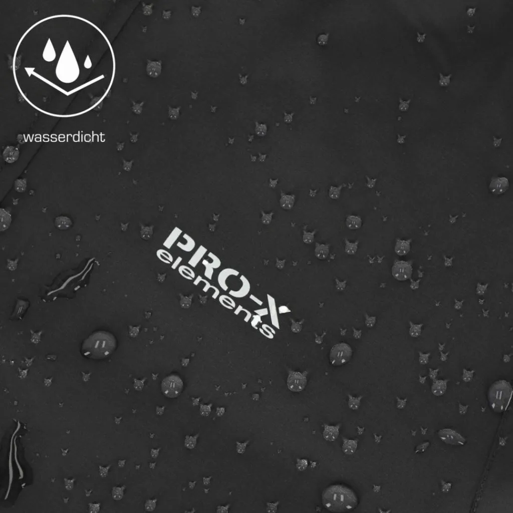 PRO-X elements Regenjacken<· ALLAN STRETCH Anthrazit