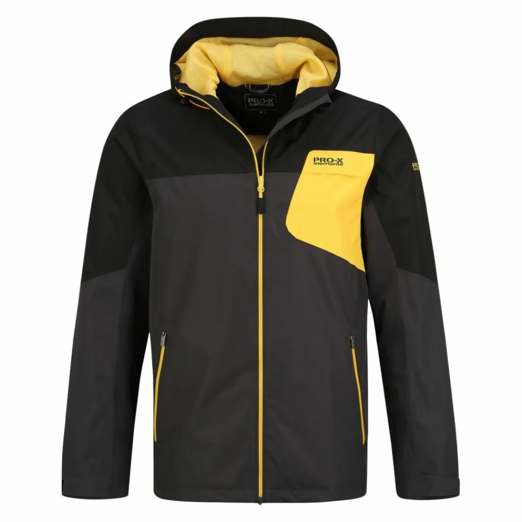 PRO-X elements Regenjacken<· MASON Schwarz/Anthrazit