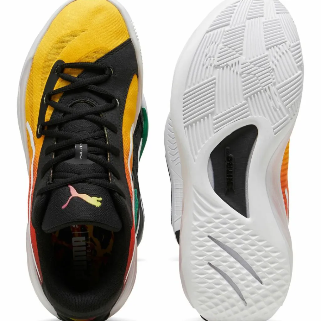 PUMA Basketball|Basketball<· All-Pro Nitro SHOWTIME yellow sizzle-purple glimmer