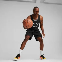 PUMA Basketball|Basketball<· All-Pro Nitro SHOWTIME yellow sizzle-purple glimmer