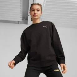 PUMA Loungewear|Pullover & Sweats<· Better Essentials puma black