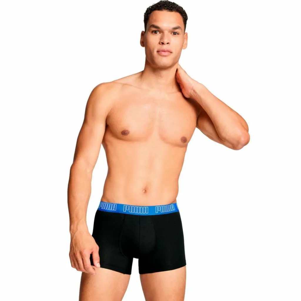 PUMA Unterwäsche<· Boxershort Schwarz/Blau/Rot