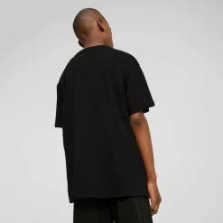 PUMA Shirts<· ESSENTIALS puma black