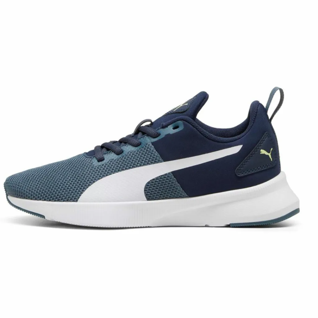 PUMA Laufen|Laufschuhe<· Flyer Runner club navy-gray skies-puma white