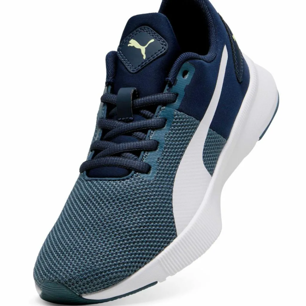 PUMA Laufen|Laufschuhe<· Flyer Runner club navy-gray skies-puma white