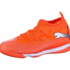 PUMA Fußballschuhe<· FUTURE 9 MATCH IT - Mid Jr glowing red-puma white-puma black-puma silver