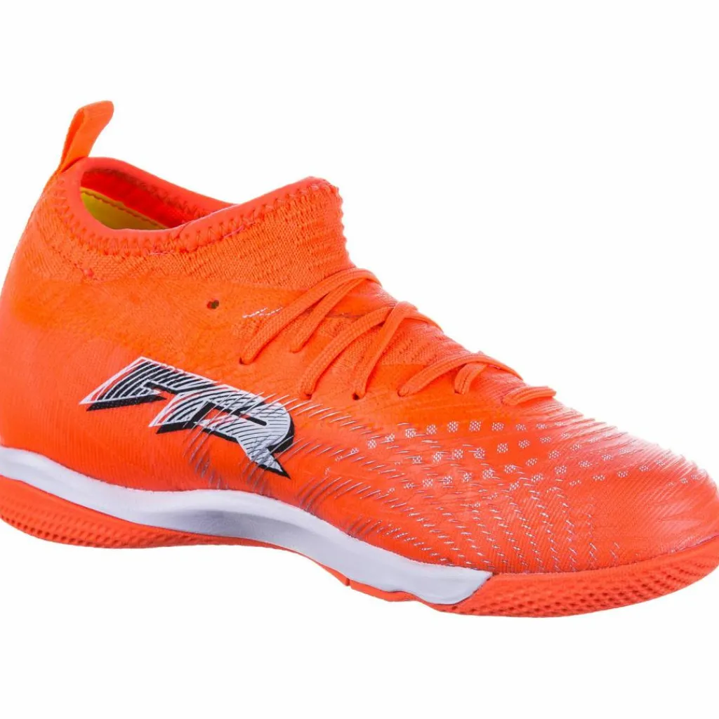 PUMA Fußballschuhe<· FUTURE 9 MATCH IT - Mid Jr glowing red-puma white-puma black-puma silver
