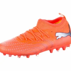 PUMA Fußballschuhe<· FUTURE 9 MATCH MG Jr glowing red-puma white-puma black-puma silver