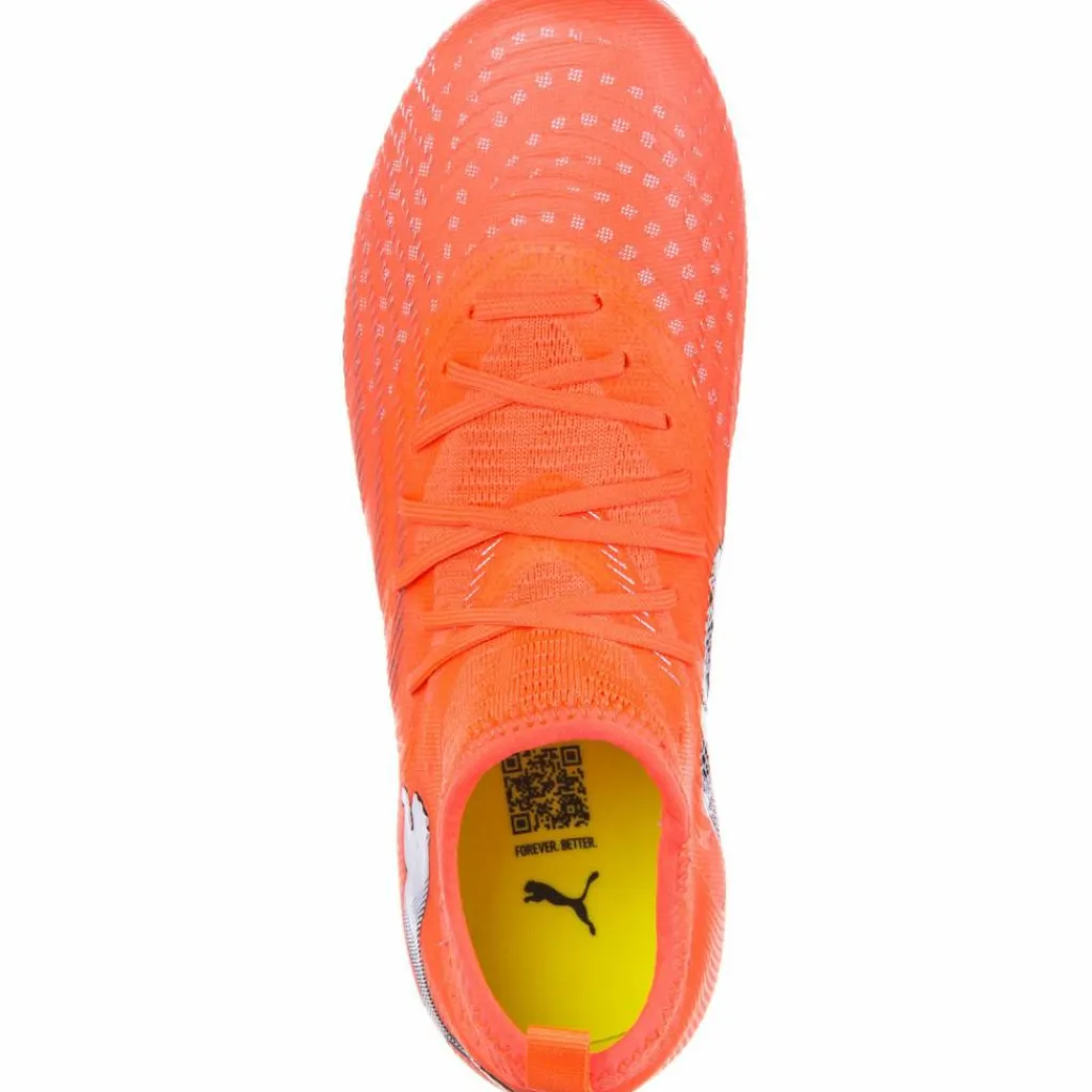 PUMA Fußballschuhe<· FUTURE 9 MATCH MG Jr glowing red-puma white-puma black-puma silver